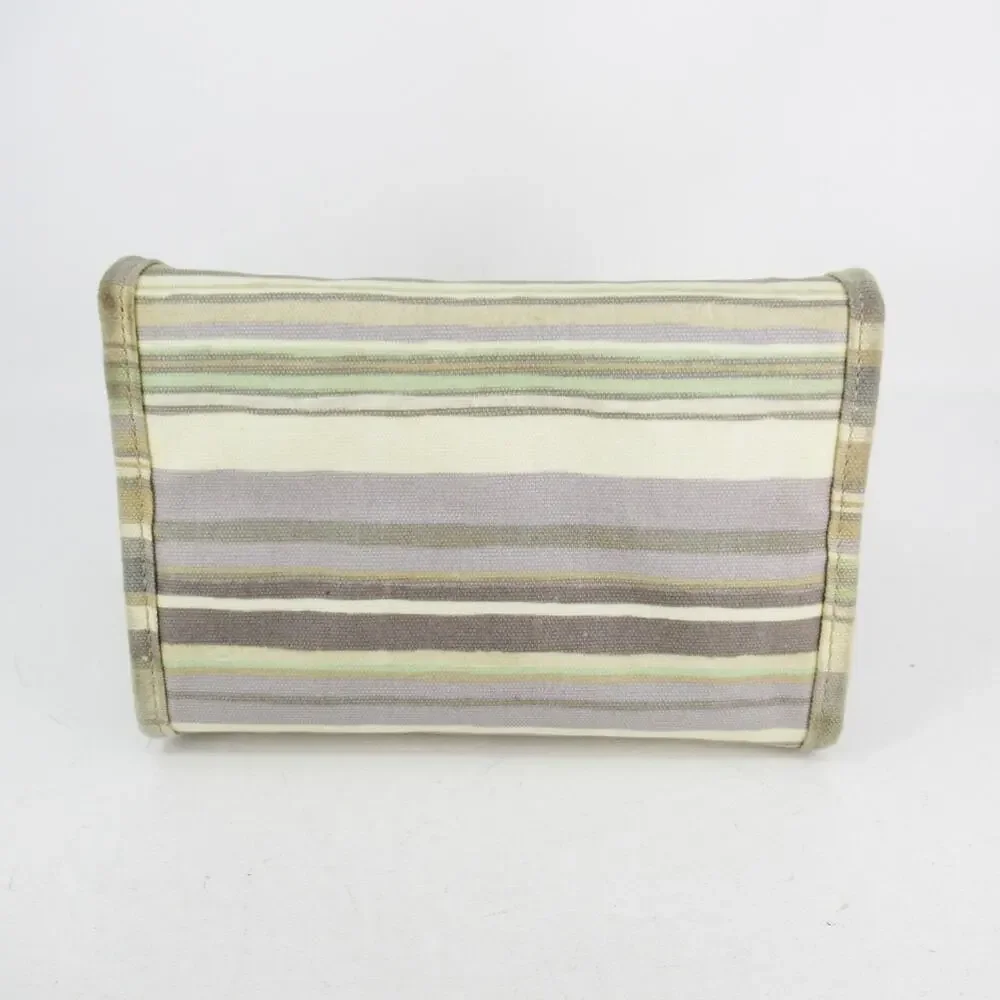 Elliott Lucca Artisan Lunch Bag Women Multicolor Striped Tan Sage Gray Insulated